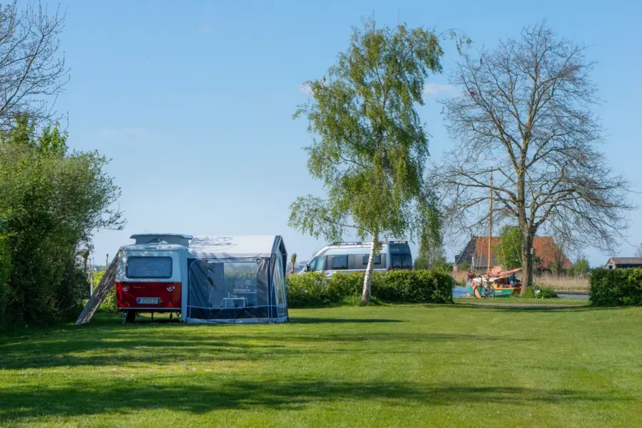 Veld W - standaard kampeerplaats de Rakken