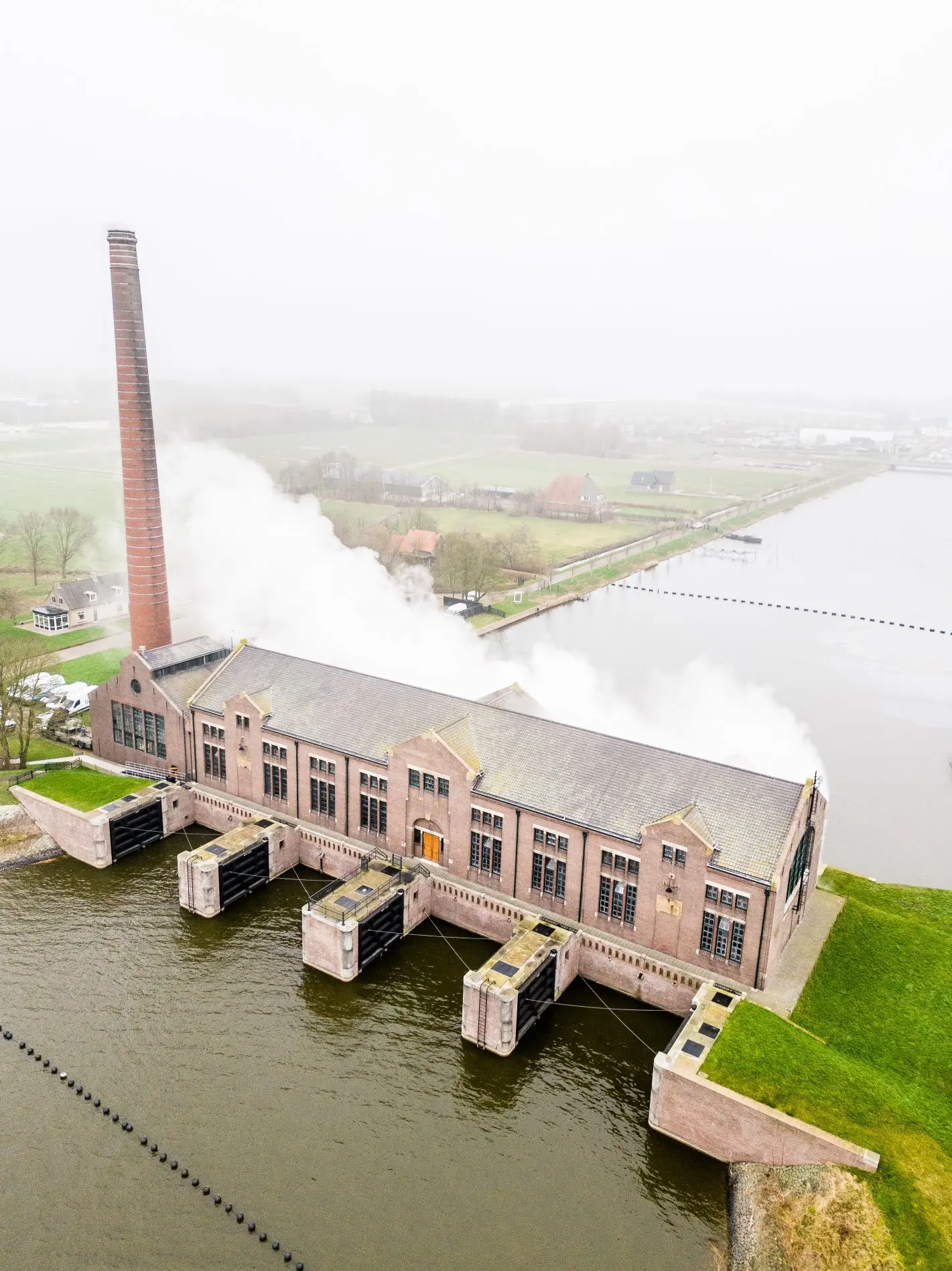 Dronebeeld Woudagemaal Lydia Annema