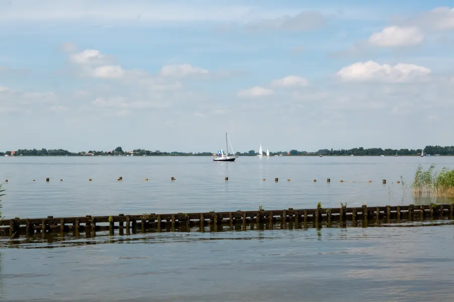 Uitzicht vanaf Camping Indijk