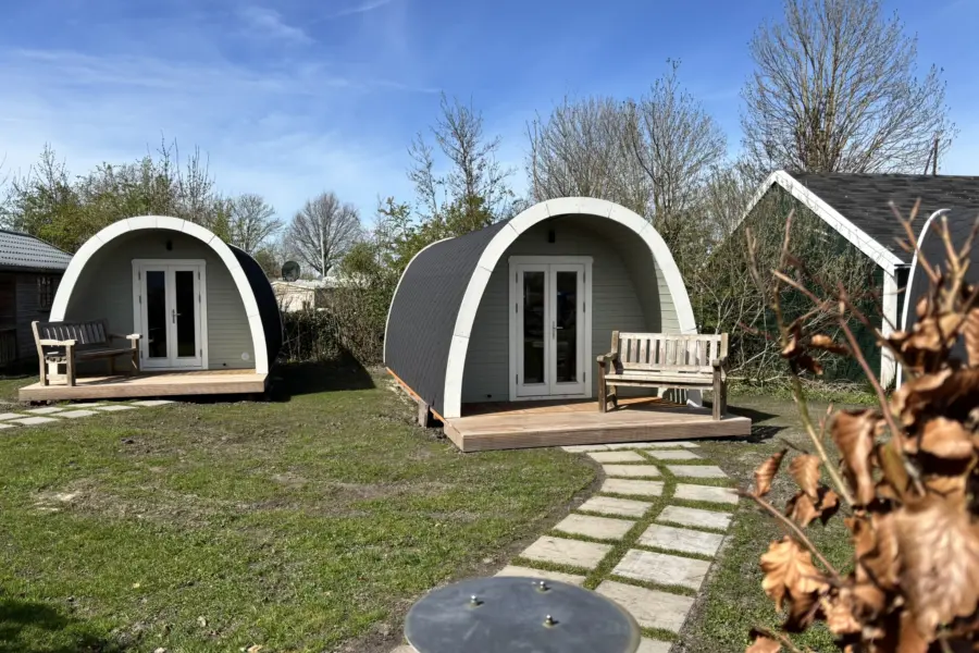 Vooraanzicht pods 3 en 4