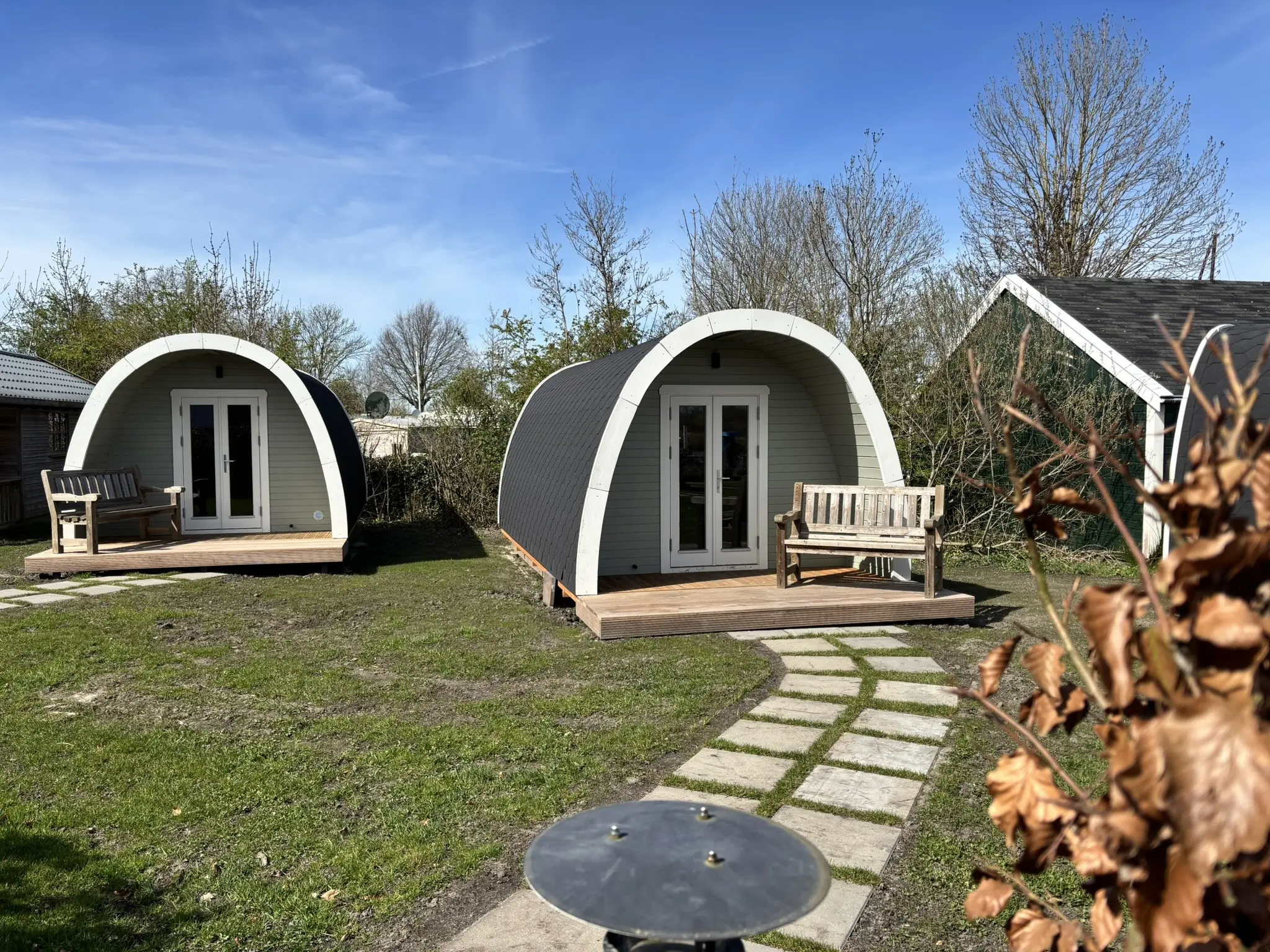 Vooraanzicht pods 3 en 4