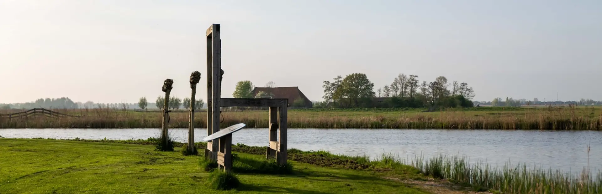 Zicht over de Gouden Boaiem