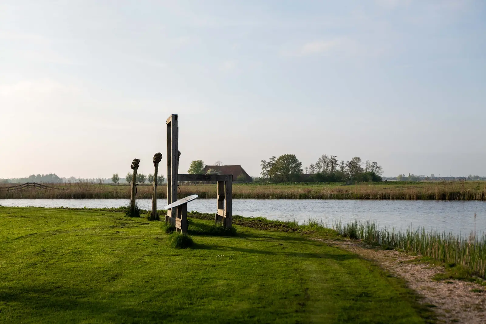 Zicht over de Gouden Boaiem