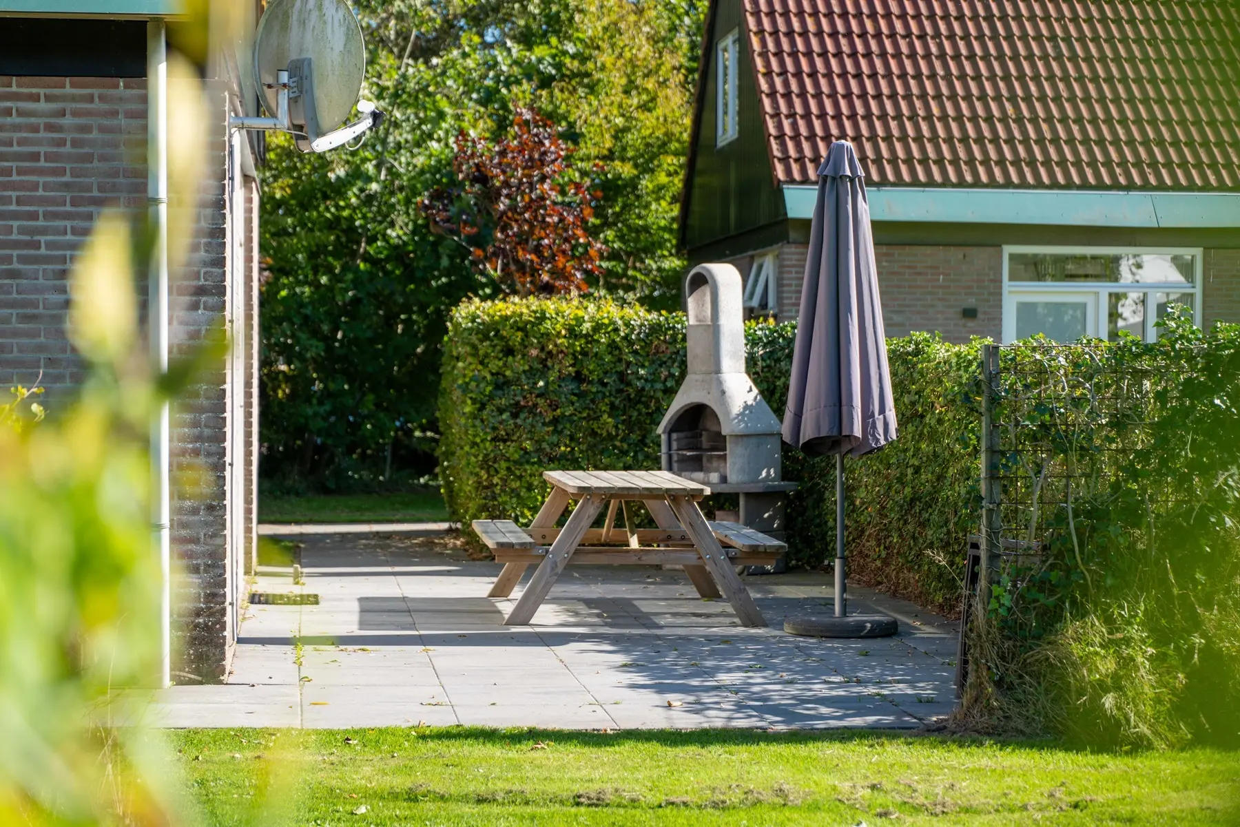 Vakantiehuis de Rakken tuin compleet