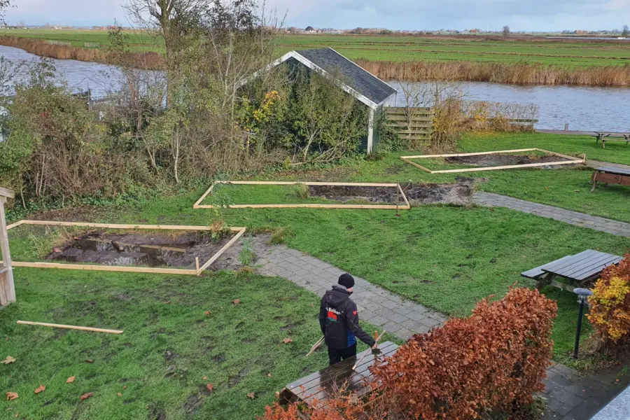 Ligging kampeerpods uittekenen