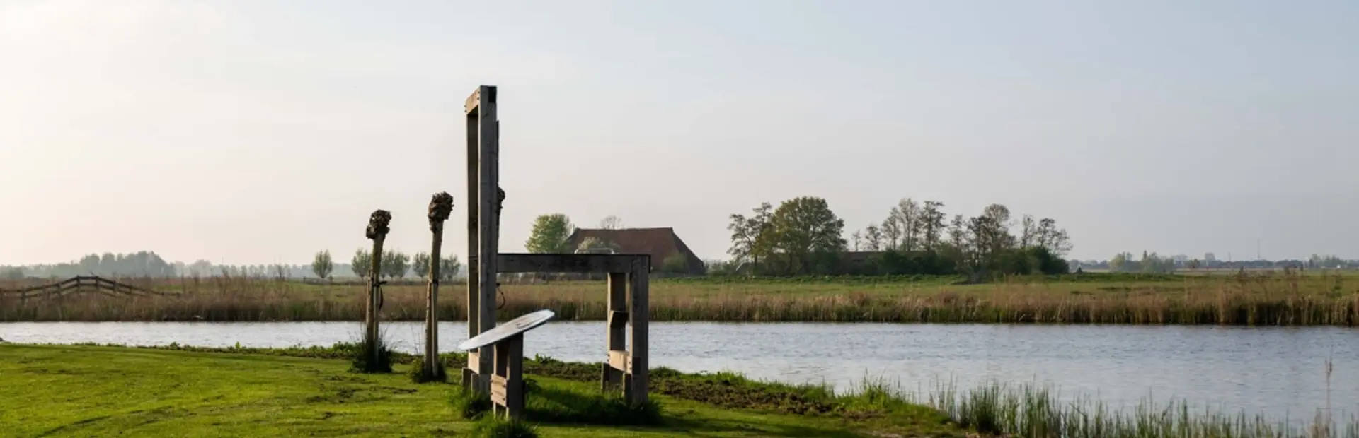 Winters uitzicht over de Gouden Boaiem